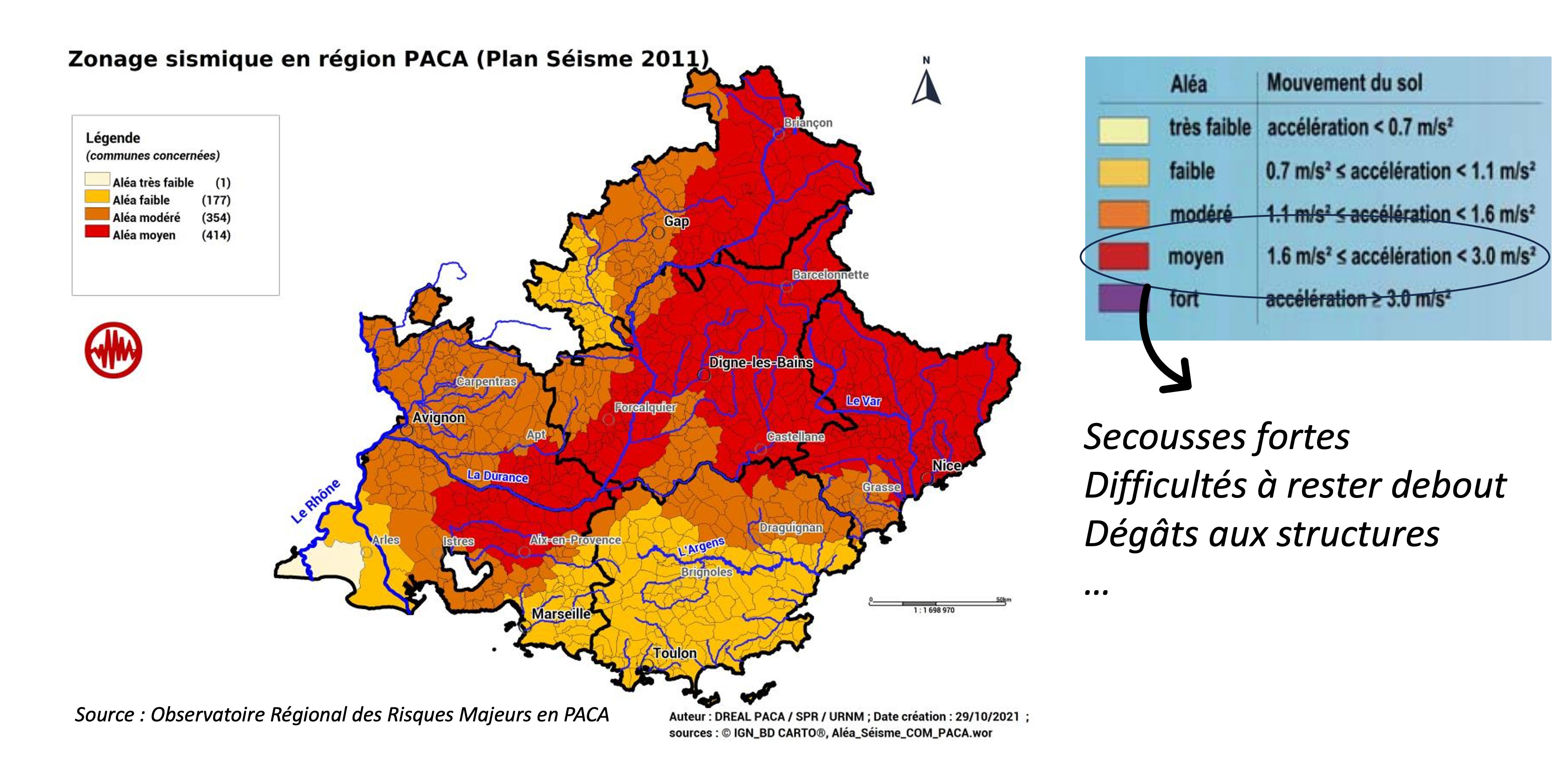 CARTO RISQUE SISMIQUE PACA
